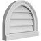 Ekena Millwork Round Top Surface Mount PVC Gable Vent w/ 2"W x 2"P Brickmould Sill Frame, 18"W x 14"H GVPRT18X1403SN - alternate 2